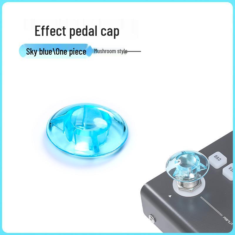 Universal Diamond Pedal Topper: Durable, Colorful Footswitch Cap for Electric Guitar Effects Pedals