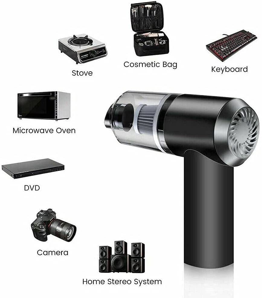 Xiaomi 9000Pa Drahtloser Auto-Staubsauger USB-Aufladung 1200mAh Tragbares Reinigungsgerät Mini-Nass- und Trockensauger Haushalt