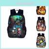 Weird Town School Backpack For Teens With Large Capacity And Nylon Material
