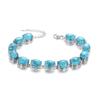 Natural Labradorite Bracelet Silver Bracelet Turquoise Amethyst Gemstone Bangle Party Anniversary Gift Jewelry