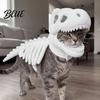 Funny Pet Cosplay Clothes Dinosaur Skeleton Costume