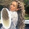 New Goddess Locs Wavy Faux Locs Crochet Hair With Loose Wavy Ends Pre-Looped Synthetic Braids Extensions Long Dreadlocks