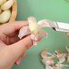 Stainless Steel Garlic Skin Peeler Clip for Quick Manual Peeling