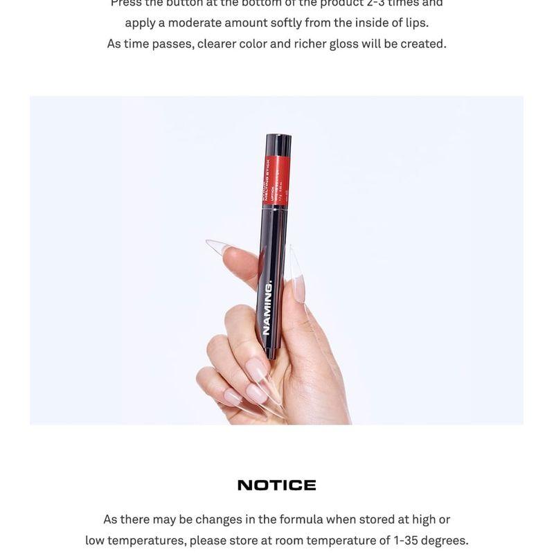 NAMING - Syrup Melting Stick - 8 Colors