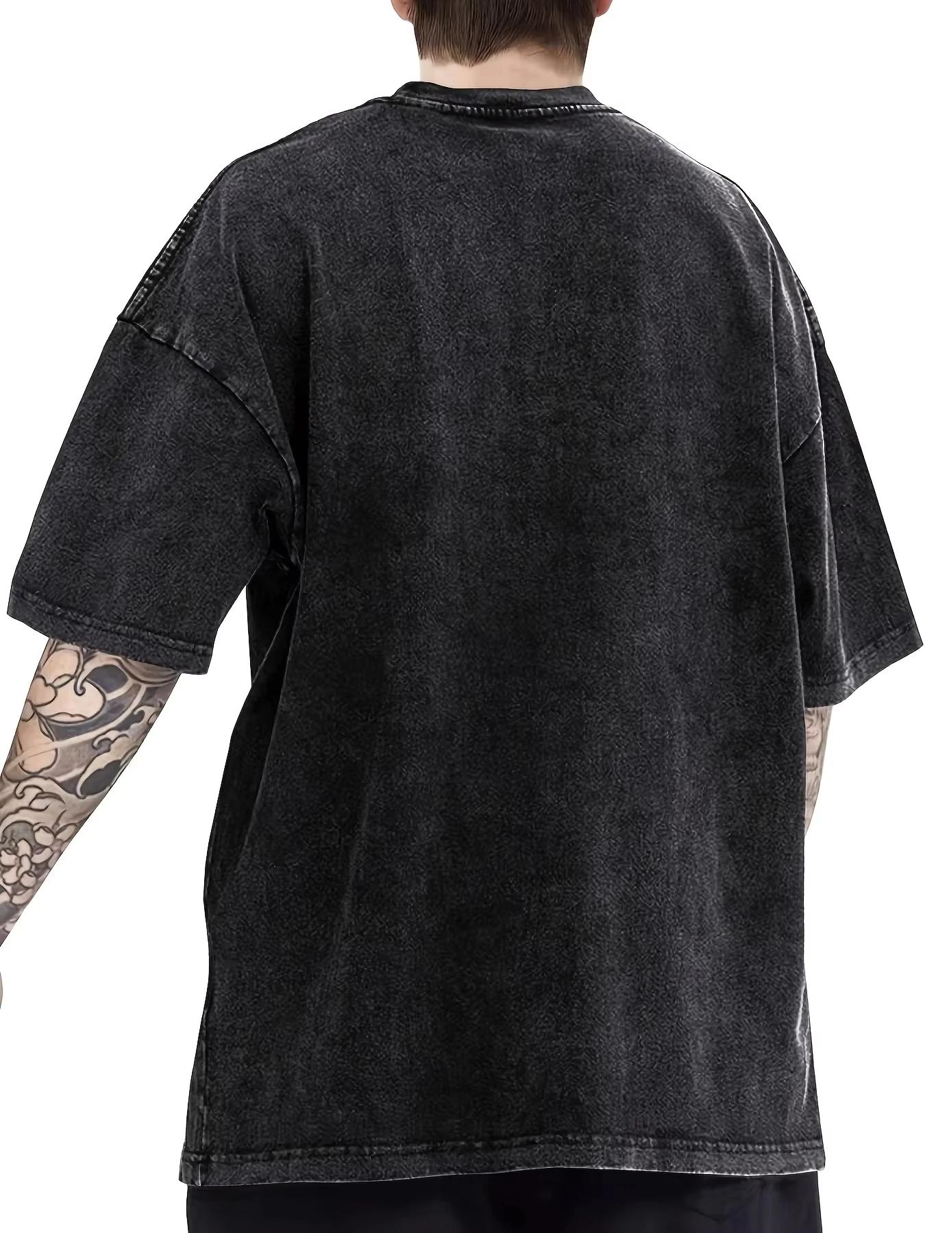 

Ultra Ego Vegeta Shirt Dragon Ball Z Anime Men Vintage Acid Wash Oversized Cotton Streetwear Prince of Saiyans Tees S