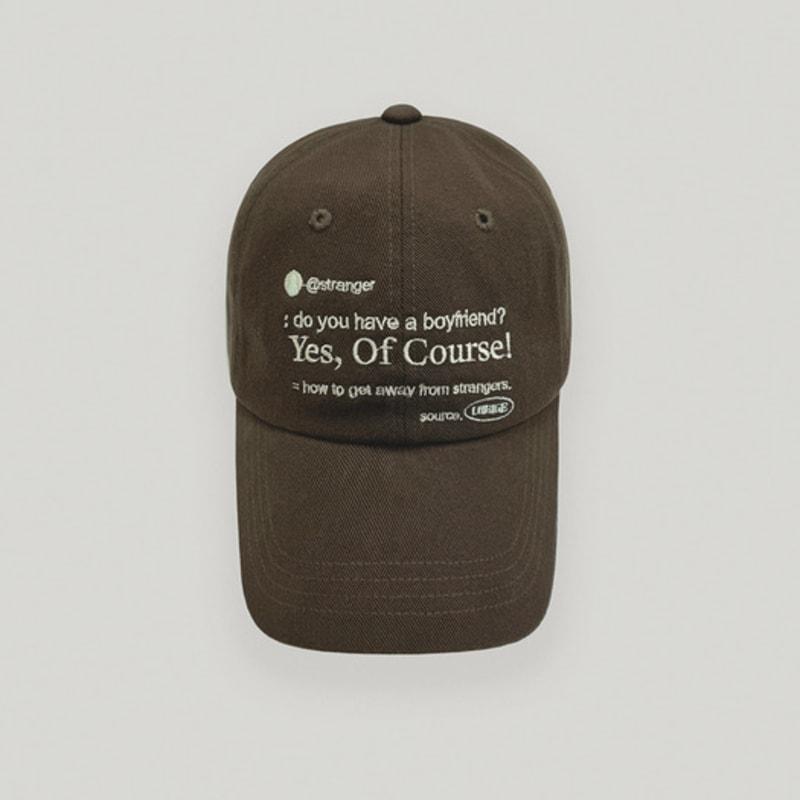 

UBEIGE Brown Yes Of Course Cap FREE