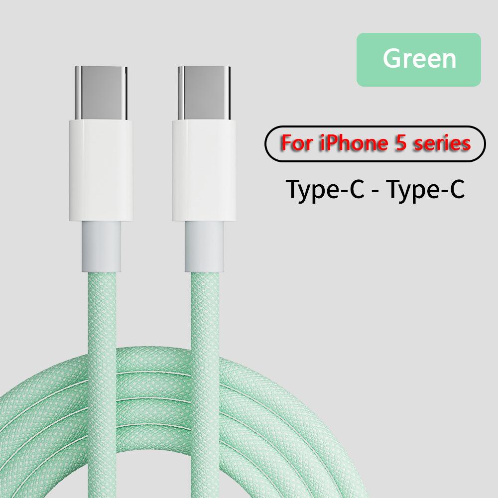 PD 60W Schnellladegerät 6A USB C auf Typ C Kabel Für iPhone 16 17 Pro MAX Schnellladung Für Samsung S24 Xiaomi Kabel