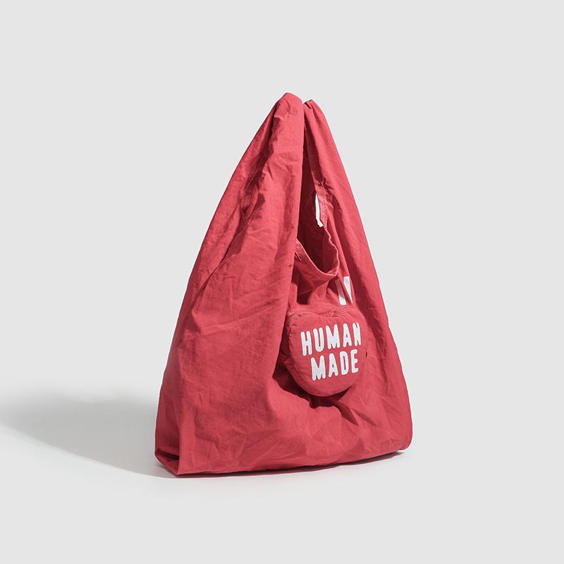 Folding shopping bag, environmentally friendly tote bag, polyester bag, portable shopping bag, large capacity storage, spring roll bag, large capacity
