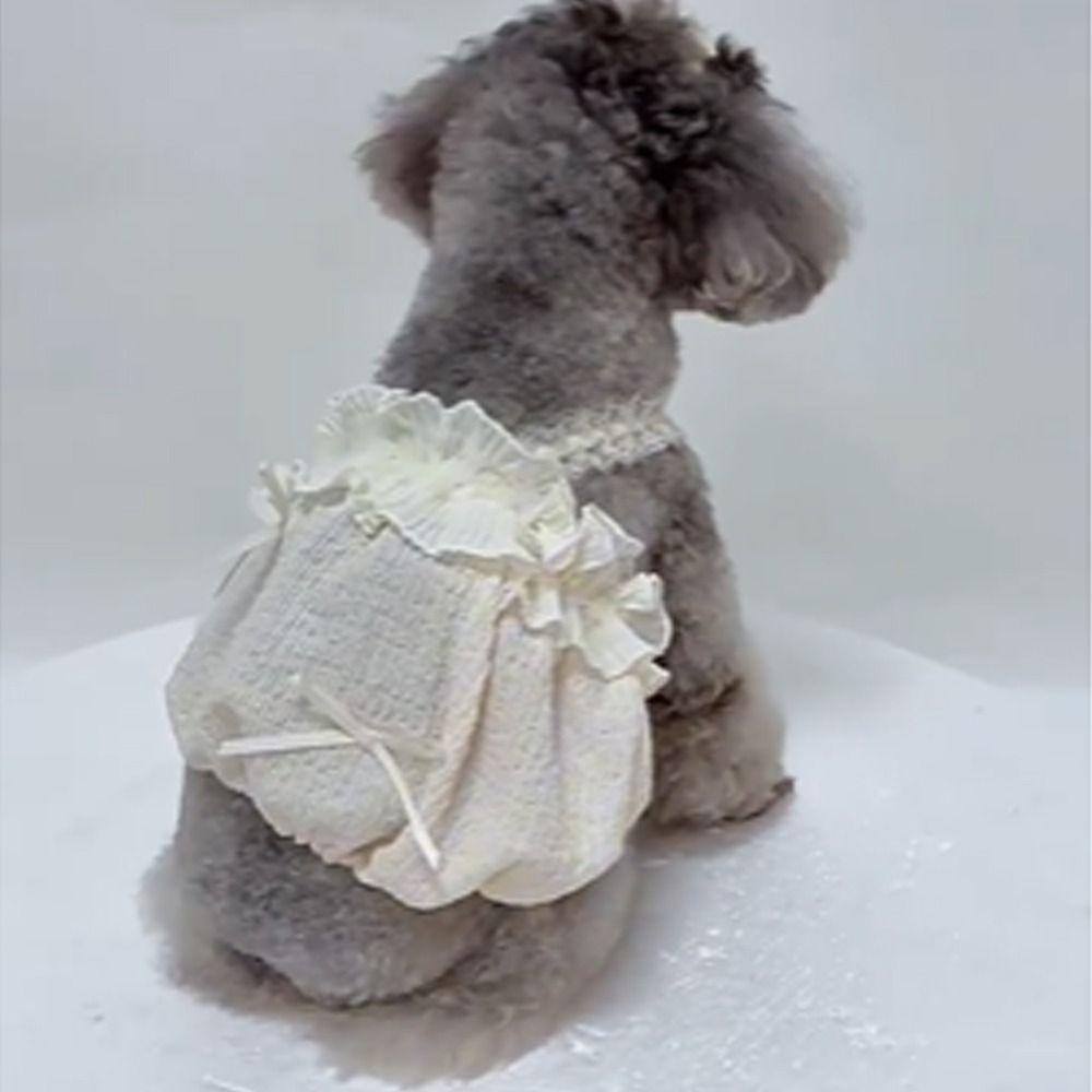 Soft Summer Pet Vest Cute Dog Dress Comfortable Cat Princess Skirt  for Pomeranian Chihuahua