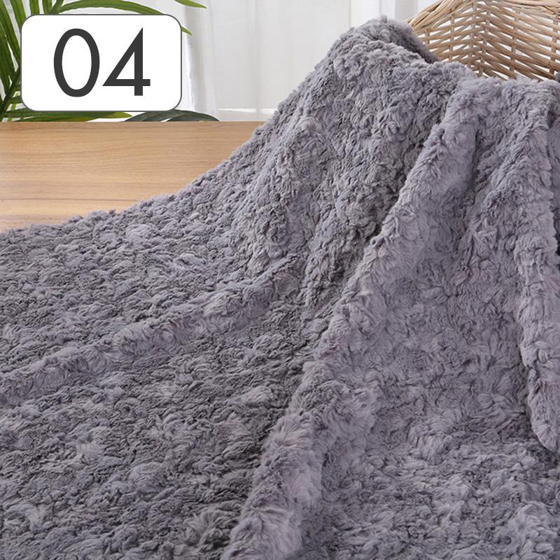 25x50cm Embossed Microfiber Plush Faux Fur Fabric Imitation Rabbit Fur Fabric For DIY Doll Garment Patchwork Sewing Material