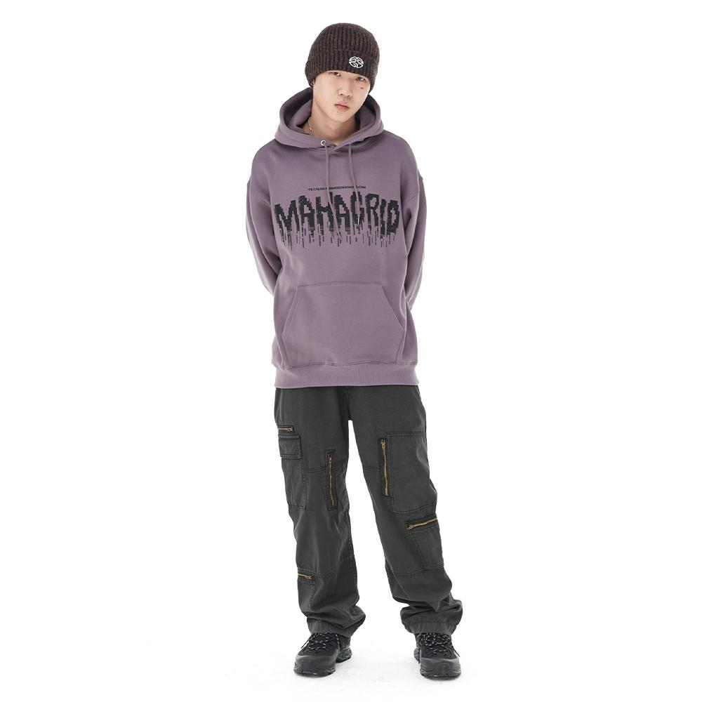 Distortion Hoodie Purple(Mg2Dfmm427A)