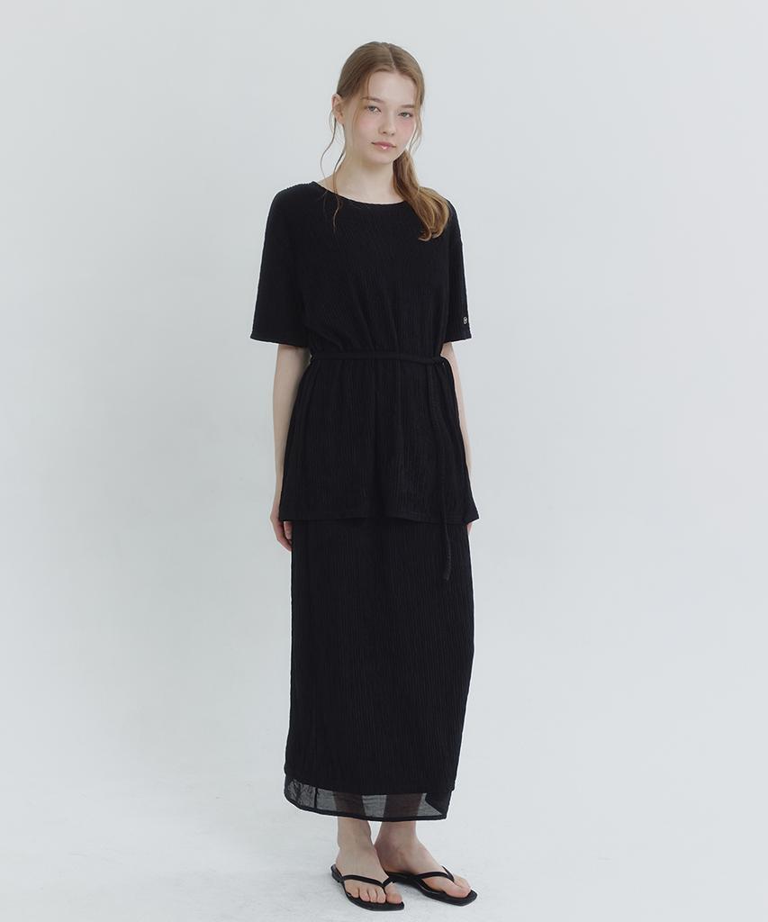 Micene Lilo Wrinkle T-Skirt Set