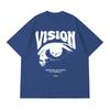 Unisex Oversized T-Shirt 100% Baumwolle Augen-Grafik Koreanischer Sommer Y2k Oberteile T-Shirts Streetwear Harajuku Kurzarm Ästhetische Kleidung