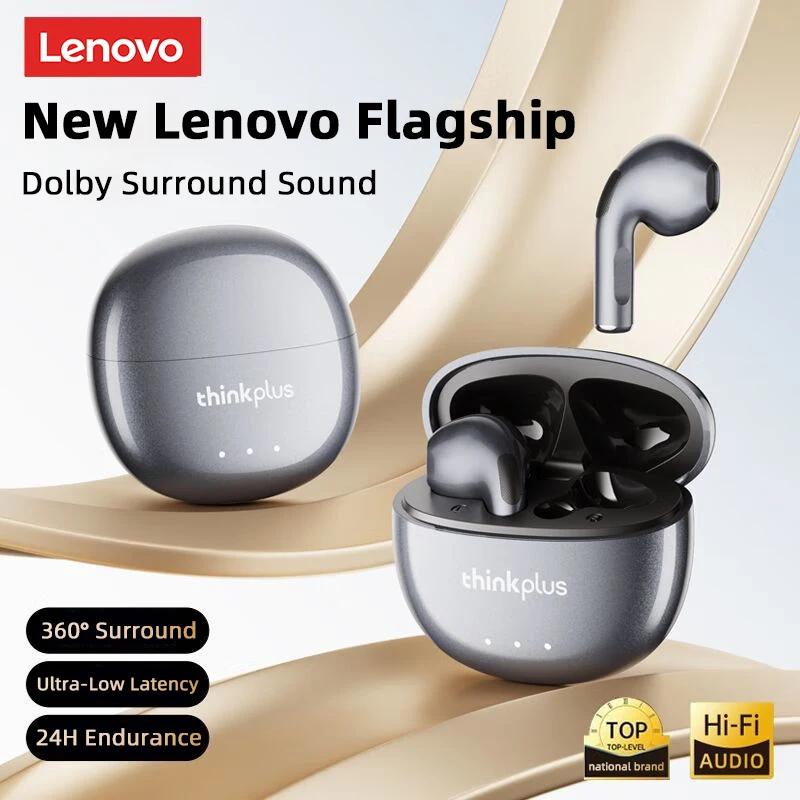 Orijinal Lenovo LP2 Pro Bluetooth 5.4 Kulaklık Yarı Kulak İçi Net Çağrı HIFI Ses Kalitesi Kablosuz Kulaklıklar Hafif Konforlu Kulaklık