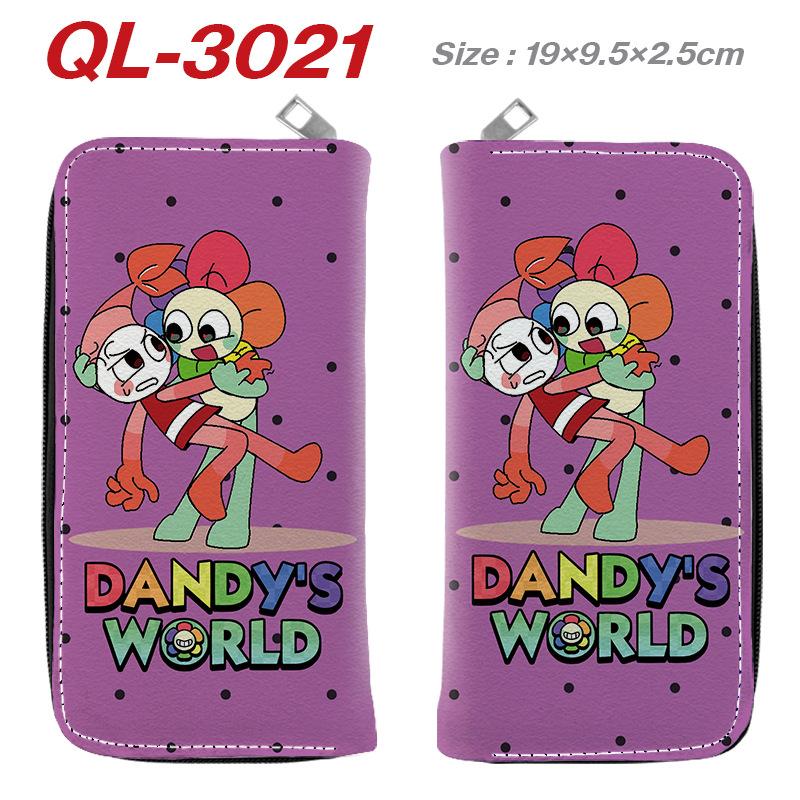 Space Dandy Anime Wallet PU Leather Long Zip Purse Full Color Waterproof Card Holder