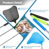 Fly Swatters- Telescopic Flyswatter Heavey Duty Set with Stainless Steel Extendable Handles for Indoor/Outdoor/Classroom/Office