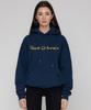 [Unisex] Drawing Logo Drawing Smile Hoodie_Navy