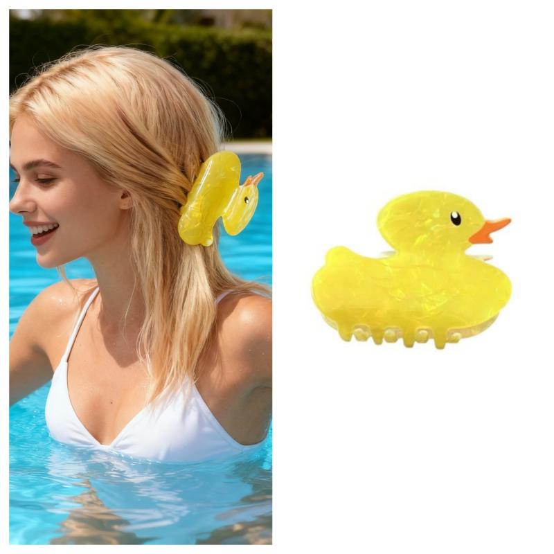 

Creative Funny Acrylic Coffee Cup Design Hair Clip Elegant Shark Clip Hair Accessories
