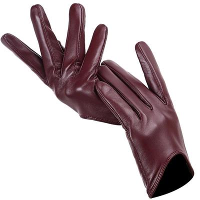 1Pair Accessories Gloves Women Driving Sheepskin Leather Gloves Thin Multi-Color Thin High Quality 2001A