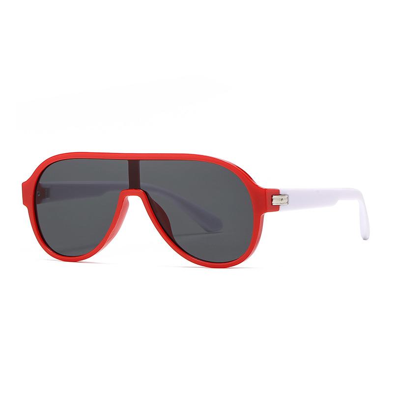 7327 Children'S Fashion One-Piece High-End Sunglasses, Boys And Girls Decorative Personalized Sunglasses