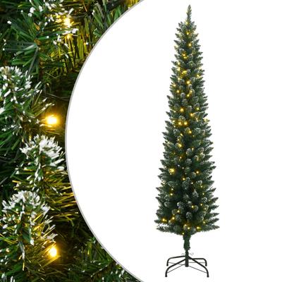 Vidaxl Künstlicher, Schlanker Weihnachtsbaum, 300 LED-Lichter, 240 cm