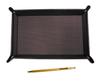 Leather Pen Tray with a Slim Pen Set In Gold Chocolate-colored 60-ballpoint (TRATYO-SV60KBP)