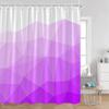 Abstract Geometric Shower Curtain Gradient Colorful Pattern Fashion Bathroom Decorations Modern Polyester Fabric Bath Curtains