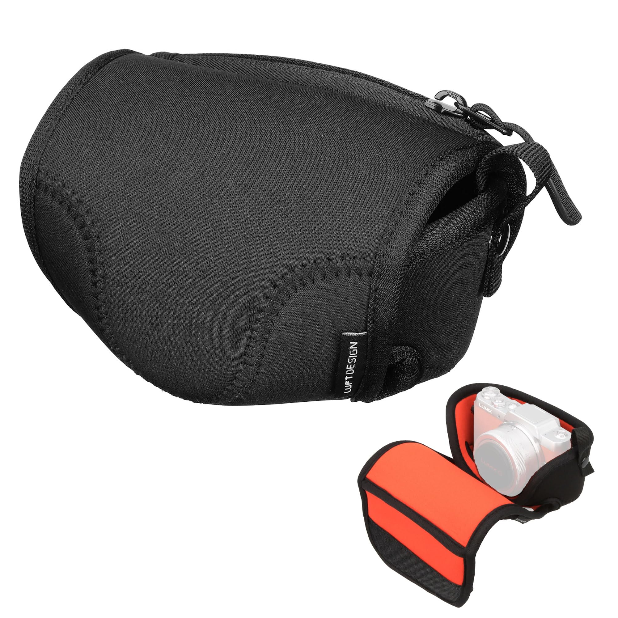 Hakuba Luft Design Slim Fit Camera Jacket S-30 DCS-03S30BK Single-Lens Camera Case Black