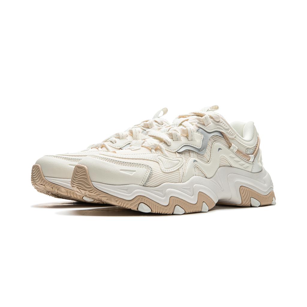 New LiNing Cat's Claw Lite 2 Cushioning, Wear Resistant Low top Casual Shoes Men's Ecru AGCU449-1