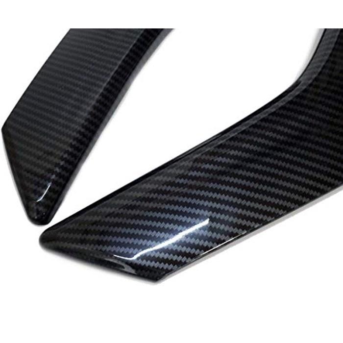 Jiyuuhonpo Rear Spoiler Garnish Cover Carbon Pattern Custom Parts Rear Wing for Subaru XV Impreza Sport GT