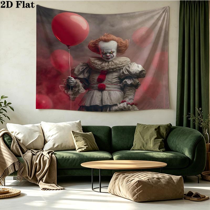 Pennywise Printed Tapestry – Wall Hanging for Bedrooms, Dorms, and Home Decor