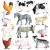 Wild Animal Figurines - Realistic Tiger, Lion, Kangaroo, Hippo, Gorilla, Rhino, Elephant, Croc, Zebra Models