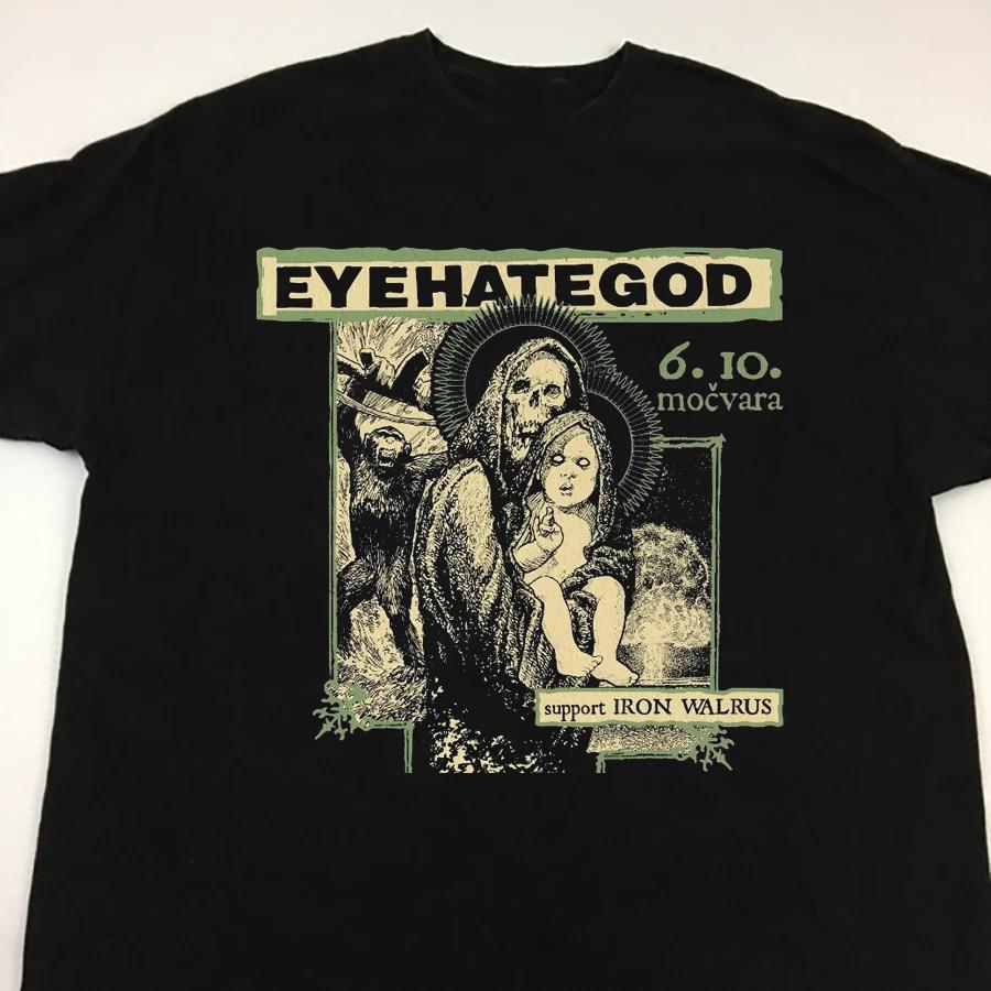 Men s and Women s T-shirts New EYEHATEGOD Eyehategod Iron Walrus Tonight Cotton Shirt Black XXL