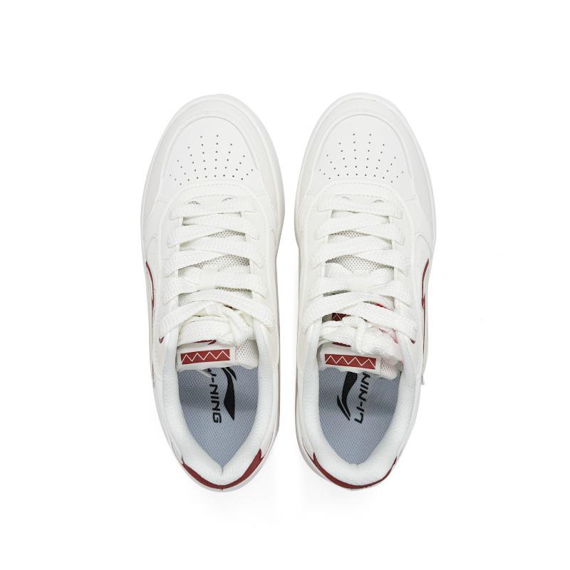 Li Ning Yuan Bao Pure Top Layer Cowhide Comfortable Fashion Versatile Non-Slip Wear-Resistant Balance Low-Top Skate Shoes Men Sneakers AGCV149-4