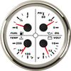 85mm Multifunction Devices 0-80Psi Oil Pressure Gauges 240-33ohm Fuel Level Meters 8-16v Voltmeters Water Temp Gauges for Cars