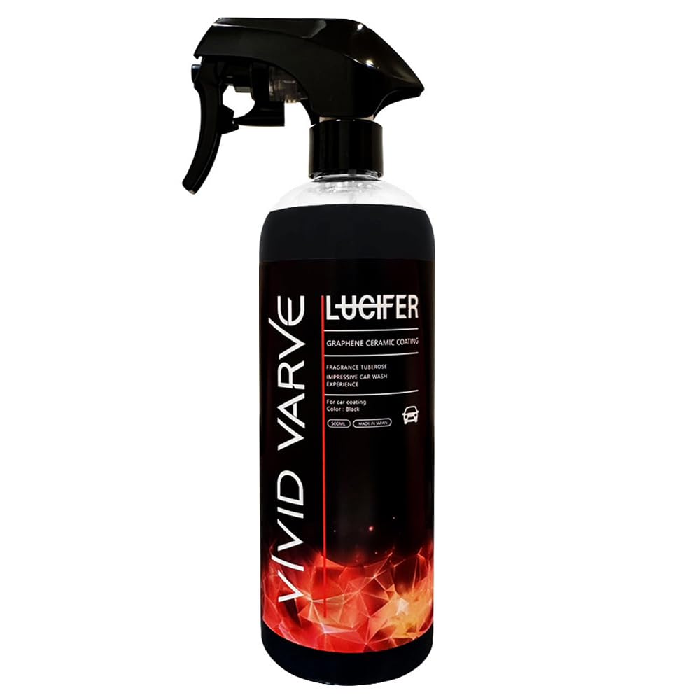 VIVID VARVE LUCIFER Graphene Ceramic Powerful and a Captivating Tuberose Made In Vivid Verve Lucifer Car Wash 500ml Coating Fast-Fitting,