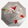 1PC Girl snowflakeAutomatic Open/Close Umbrella with Windproof, 8-Rib Sturdy Canopy, Durable Ribs, Fashionable Design, Outdoor Accessory, Fun Prin, Ho