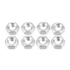 8 Pcs Round Rear Reflectors Screw On Safety Spoke Reflective Reflectors Red