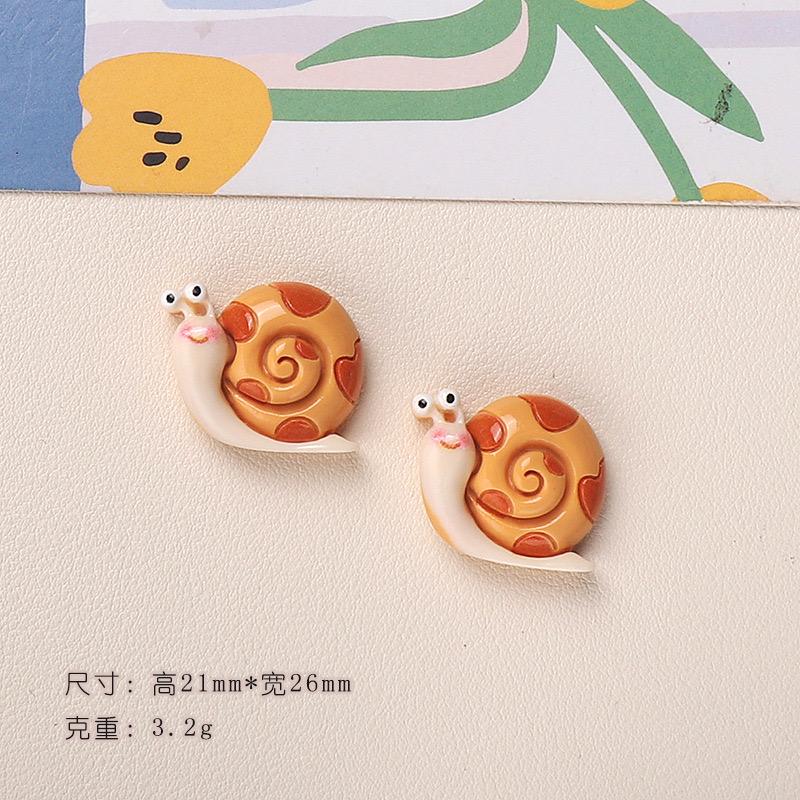 10 Stück Cartoon Harz Niedliche Bienen, Schmetterlinge, Schnecken, Libellen Serie Flache Unterseite Scrapbook DIY Schmuck Haarspangen Handyhülle