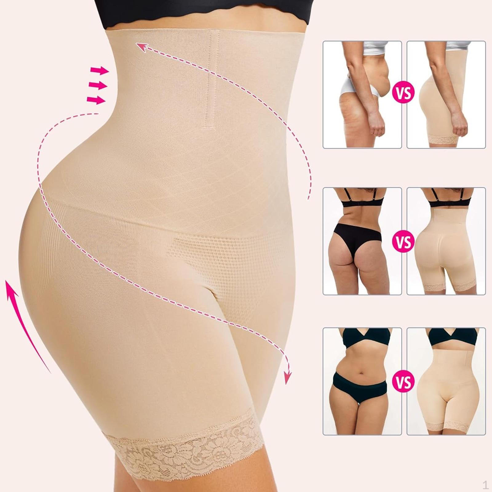 

Womens Body Shaper Shorts High Waisted Boyshort Shapewear Ladies Underdress Girdle Panties XL