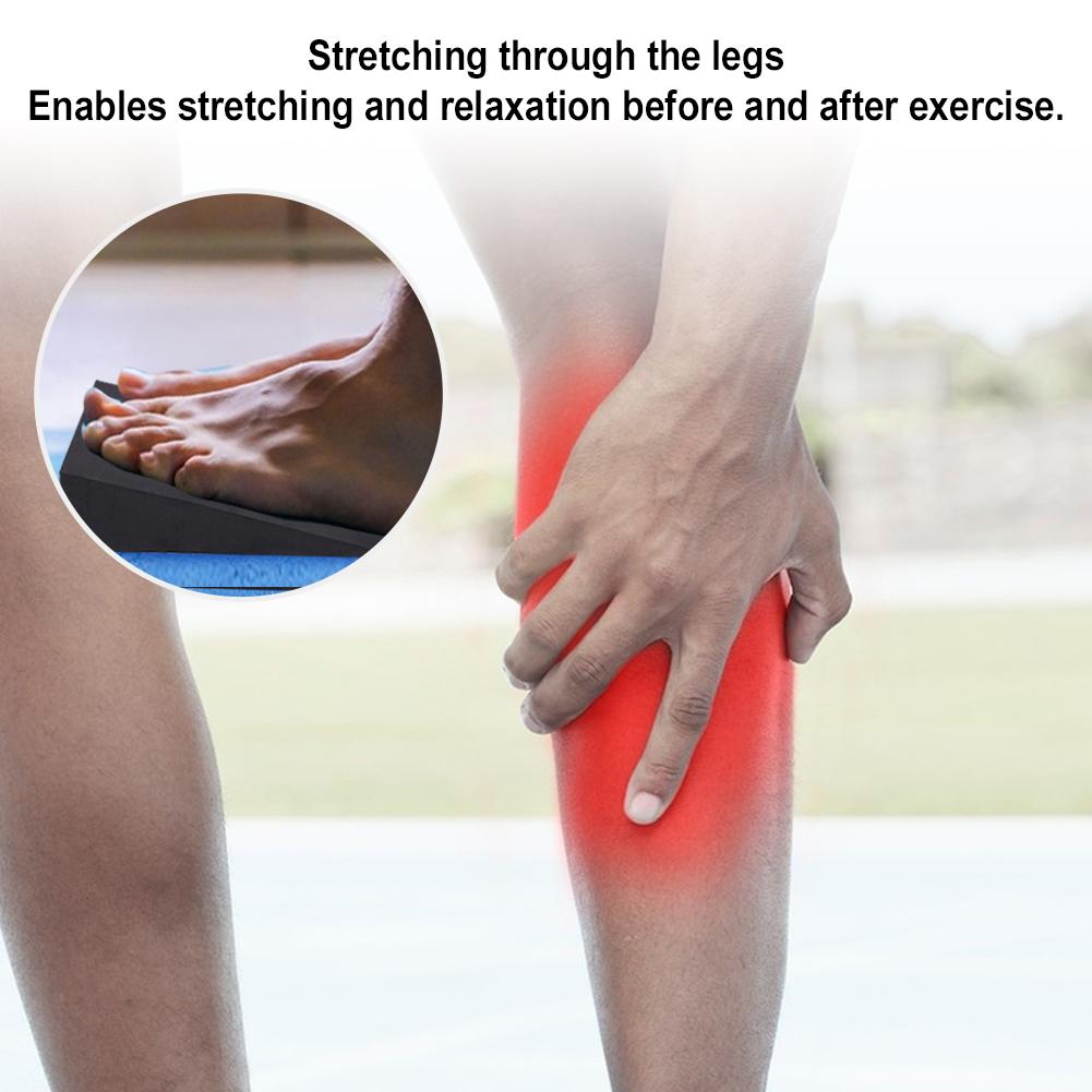 Yoga Wedge Blocks Squat Wedge Block Multi-Functional Yoga Stretch Slant Board Calf Raise Block for Home Gym