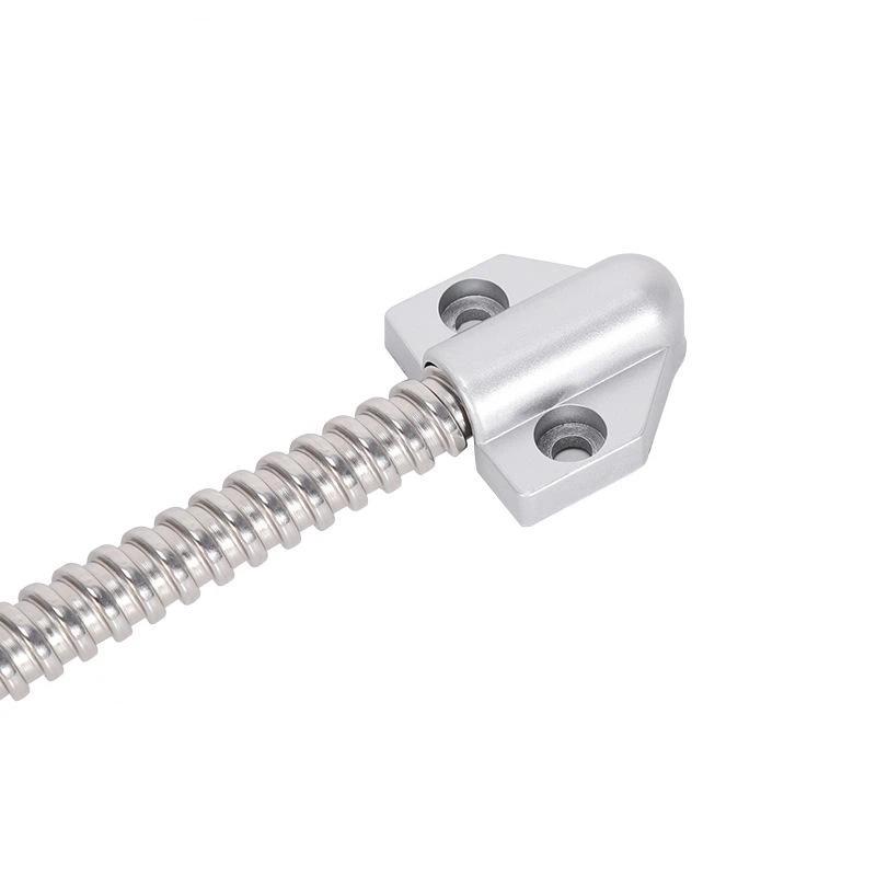 Weather Resistant Door Loop Alloy Wire Protector 16" Long 1/2" OD Stainless Steel Ends for Outdoor Gate Wiring