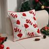 Pillowcase Soft Velvet Plushie Christmas Cushion Cover Exquisitely Embroidery Sofa Bed PIllow Case 1Piece