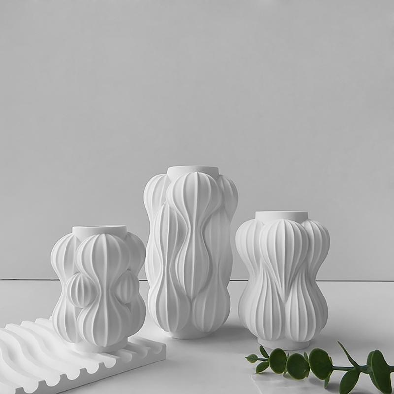 Geometric Vase Silicone Mould Epoxy Resin Casting Mold DIY Flower Pots Planter Jewelry Molds Flower Arrangement Decors