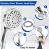 Shower Heads 5 Modes Adjustable High Pressure Showerheads Handheld with 5ft Hose for Universal Bathroom Shower Accessories New
