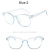 Retro Mens Glasses Frame Fashion Computer Eyeglasses Frame Women Anti-blue Light Transparent Clear Pink Plastic Frame