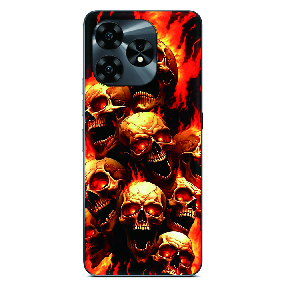 Cown Skull King Phone Case For ZTE Blade V80 V60 V50 Design 4G V30 V40 Vita Axon 60 50 40 Lite 30 Pro 11 V41 Smart A3 A5 Cover Blade V60 4G
