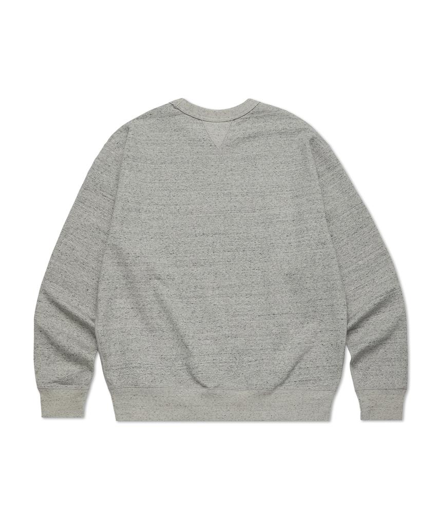 DISCUS ATHLETIC Heavyweight Regular Fit Logo Sweatshirt Heather Grey