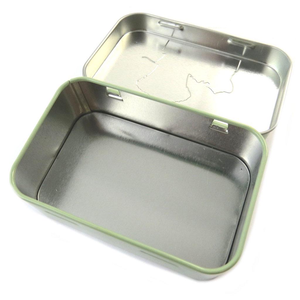 Les Trésors De Lily [N6550] - Metal Box 'Lavender' Green Purple