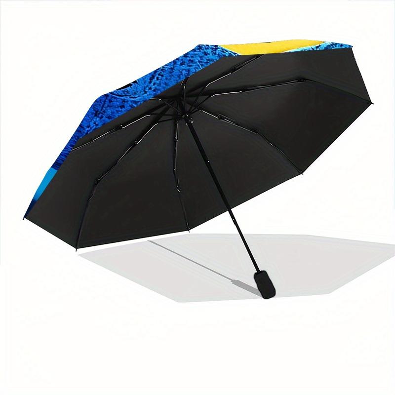 Gru Minion Self-Folding Umbrella, 8-Bone Compact Travel Umbrella, Durable Plastic And Iron Frame, Suitable For Outdoor And Daily Necessities